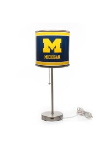 Michigan Wolverines Chrome Lamp Table Lamp