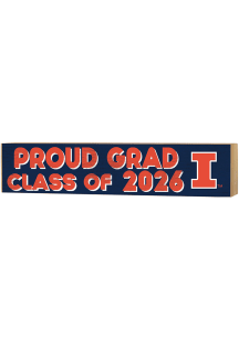 KH Sports Fan Illinois Fighting Illini Class Of Sign - Navy Blue