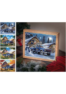 Pitt Panthers team logo Table Lamp