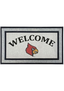 Louisville Cardinals Welcome 18x30 Door Mat