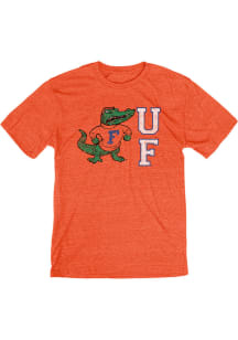 Florida Gators Orange Vintage Mascot Short Sleeve Fashion T Shirt