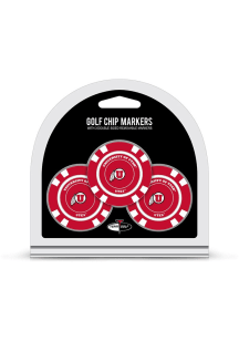Utah Utes Poker Chip 3 Pack Golf Ball Marker