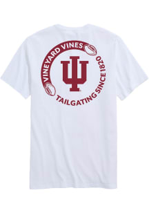 Vineyard Vines Indiana Hoosiers White Football Short Sleeve T Shirt