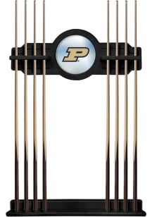 Purdue Boilermakers Solid Wood Cue Rack Pool Table