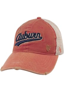 Original Retro Brand Auburn Tigers Distressed Trucker Adjustable Hat - Orange