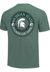 Michigan State Spartans Green Class of 2026 Short Sleeve T Shirt