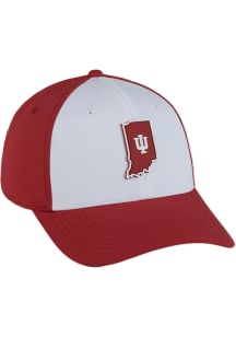 Indiana Hoosiers PVC Patch Adjustable Hat - Red
