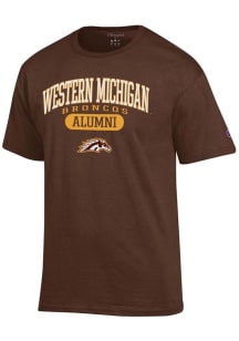 Champion Western Michigan Broncos Brown Pill Alumni Jersey Short Sleeve T Shirt