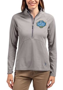 Cutter and Buck UCLA Bruins Womens Anthracite 2026 WBB Champions Adapt Eco Qtr Zip Pullover