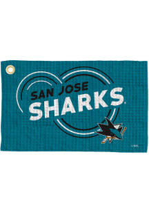 San Jose Sharks Waffle Golf Towel