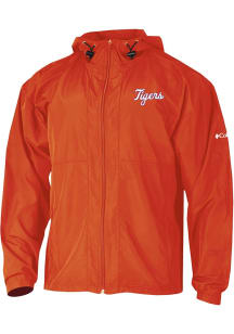 Columbia Clemson Tigers Mens Orange Prodigy Script Light Weight Jacket