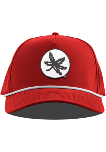 Branded Bills Ohio State Buckeyes Curved 5 Panel Rope Adjustable Hat - Red