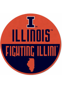 Illinois Fighting Illini Classic Sport Shape Pennant - Navy Blue