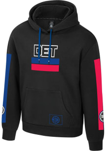 Detroit Pistons Mens Black Legends City Star Fashion Hood
