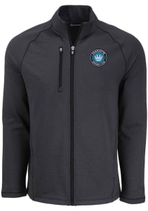 Cutter and Buck Charlotte FC Mens Black Pehastin Light Weight Jacket