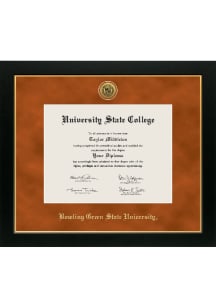 Bowling Green Falcons Medallion Manchester Diploma Frame - Orange