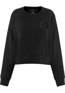 Pro Standard Colorado Avalanche Womens Black Neutral Crew Sweatshirt