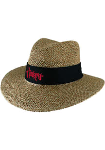 LogoFit Nebraska Cornhuskers Black Angler Mens Bucket Hat