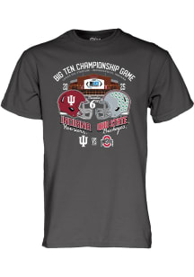 Blue 84 Big Ten Charcoal 2025 Football Championship Stadium Short Sleeve T Shirt