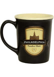 Philadelphia Emblem 18oz Ceramic Mug - Black