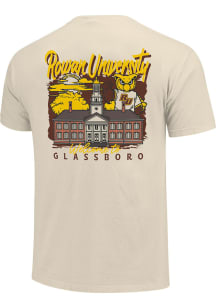 Rowan University Ivory Hand Drawn Campus Stack Short Sleeve T Shirt
