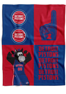 Detroit Pistons Domino Swaddle Baby Blanket