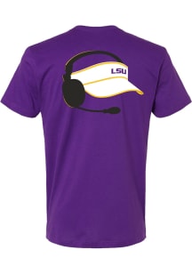 LSU Tigers Purple Visor Short Sleeve T Shirt