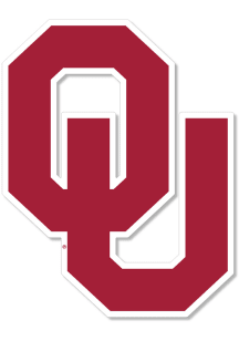 Oklahoma Sooners 3 Inch Primary Logo Auto Decal - Crimson
