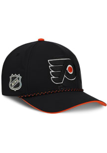 Philadelphia Flyers 2026 NHL Draft A-Frame Rope Adjustable Hat - Black