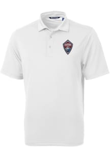 Cutter and Buck Colorado Rapids White Virtue Eco Pique Big and Tall Polo