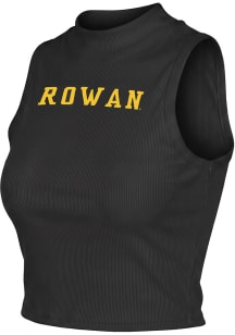 Rowan University Womens White Mock Neck Tank Top