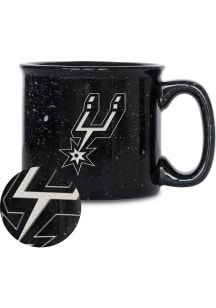 San Antonio Spurs Campfire Ceramic Mug - Black