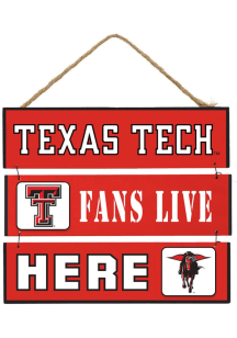 Texas Tech Red Raiders Hanging Sign - Tan