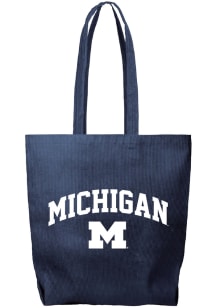 Michigan Wolverines Blue Corduroy Tote