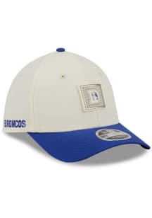 New Era Denver Broncos Mens White 2026 NFL Training Camp 39THIRTY Flex Hat