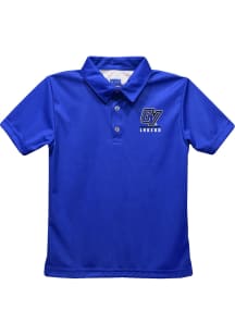 Vive La Fete Grand Valley State Lakers Toddler Blue Team Short Sleeve Polo Shirt