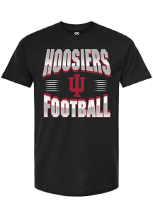 Summit Sportswear Indiana Hoosiers Black Hoosiers Football Short Sleeve T Shirt