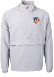 Cutter and Buck FC Cincinnati Mens Grey Charter Eco Pullover Jackets