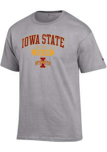 Champion Iowa State Cyclones Grey Class of 2028 Jersey Short Sleeve T Shirt