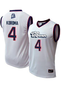 Dwayne Koroma  Genuine Collective UConn Huskies White NIL Jersey