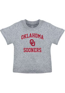 Oklahoma Sooners Toddler Grey #1 Design Short Sleeve T-Shirt