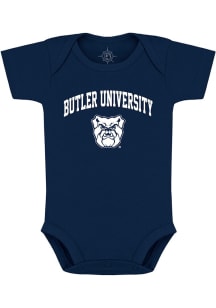 Butler Bulldogs Baby Blue Baby Mascot Short Sleeve One Piece
