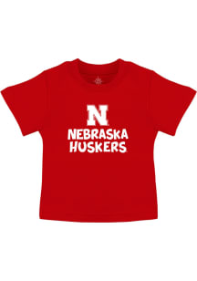 Nebraska Cornhuskers Toddler Red Playful Short Sleeve T-Shirt