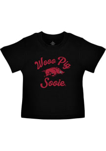 Arkansas Razorbacks Toddler Black Team Chant Short Sleeve T-Shirt