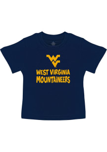 West Virginia Mountaineers Infant Primary Logo Short Sleeve T-Shirt Blue