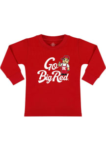 Nebraska Cornhuskers Toddler Red Primary Logo Long Sleeve T-Shirt
