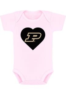 Purdue Boilermakers Baby Pink Pink Short Sleeve One Piece