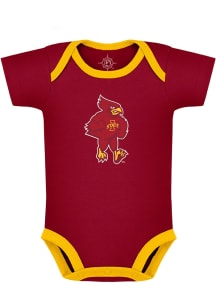 Iowa State Cyclones Baby  2 Tone Short Sleeve One Piece