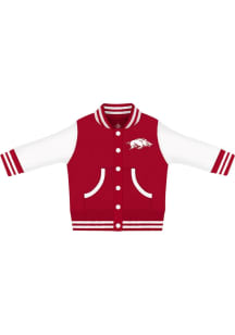 Arkansas Razorbacks Baby Cardinal Varsity Light Weight Jacket