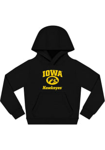 Iowa Hawkeyes Toddler Gold Primary Logo Long Sleeve Hooded Sweatshirt